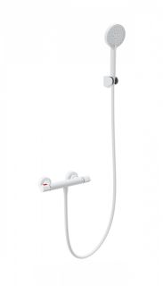 Смеситель для душа Wonzon & Woghand INN 5 WW-B2063-A-MW с термостатом белый матовый